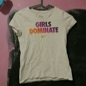Girls dominate tee shirt